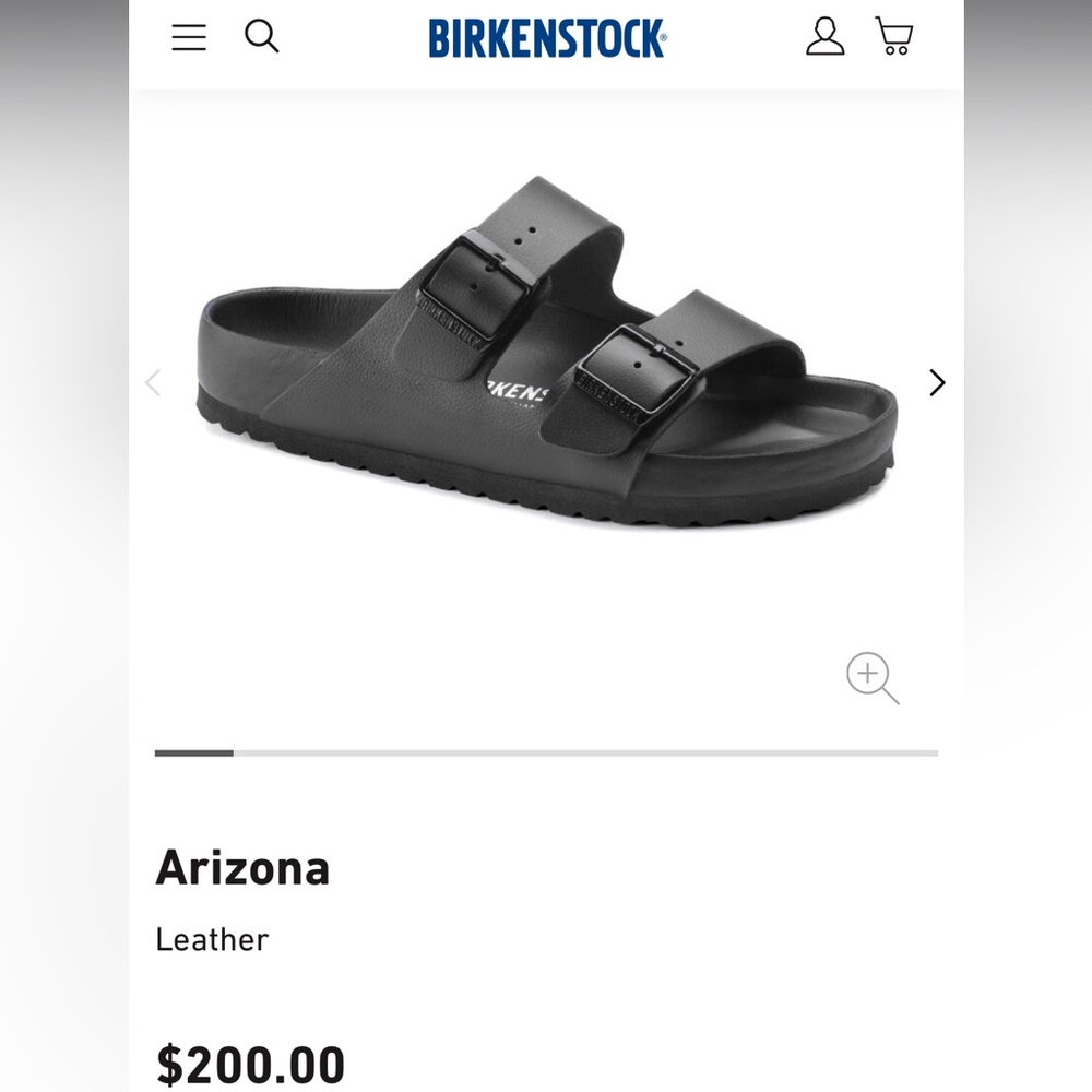Birkenstock Arizona Black Sandals